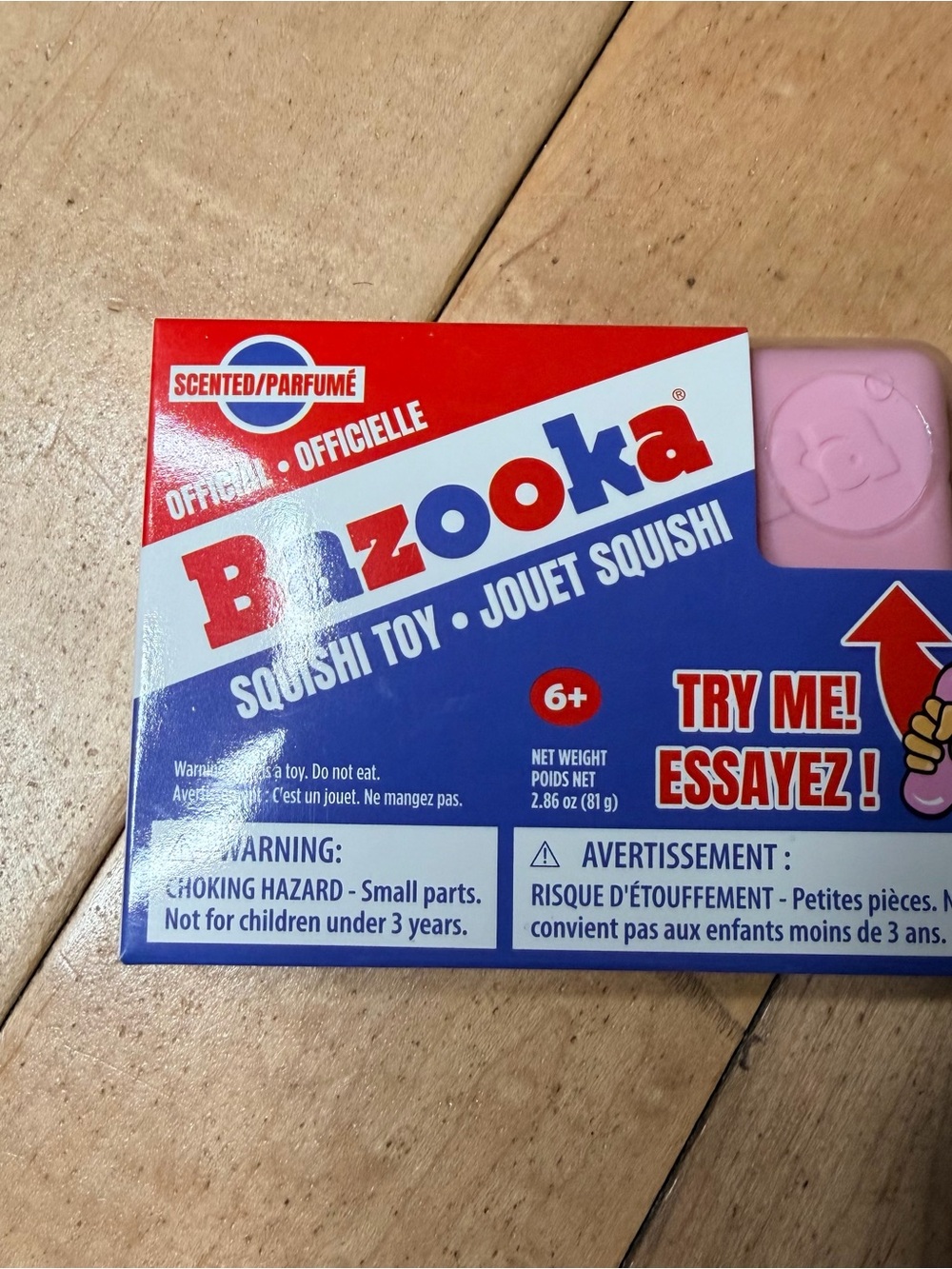 Bazooka Bubble Gum Scented Squishy Squeeze Toy (1 Pack) Viral TikTok Fidget